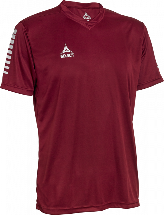 Select - Pisa Player Jersey - Bordeaux & weiß