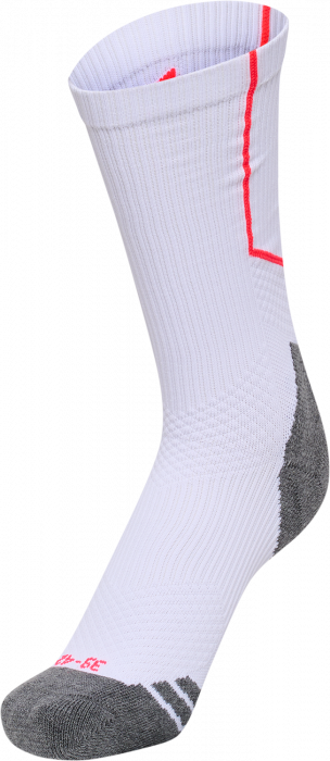 Hummel - Pro Training Socks Low - Blanco & diva pink