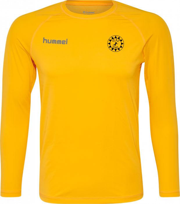 Hummel - If32 Baselayer Længarmet - Sports Yellow