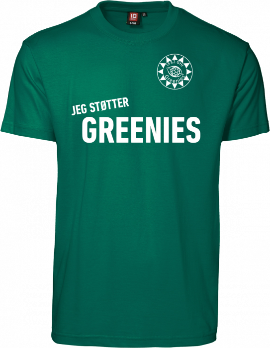 ID - Jeg Støtter Greenies T-Shirt - Grøn