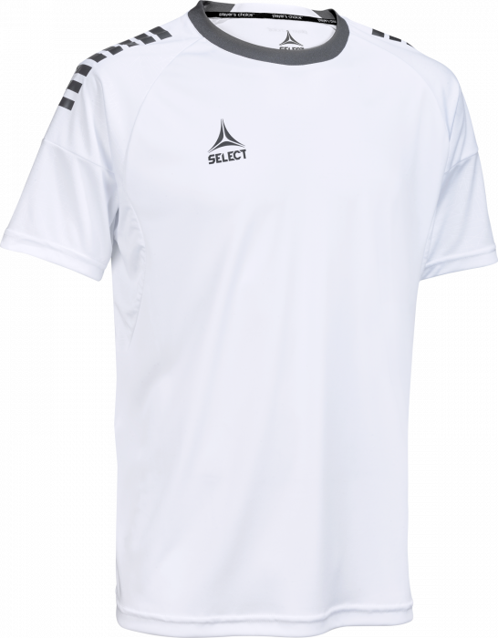 Select - Spain V25 Player Shirt S/s - Blanco & negro